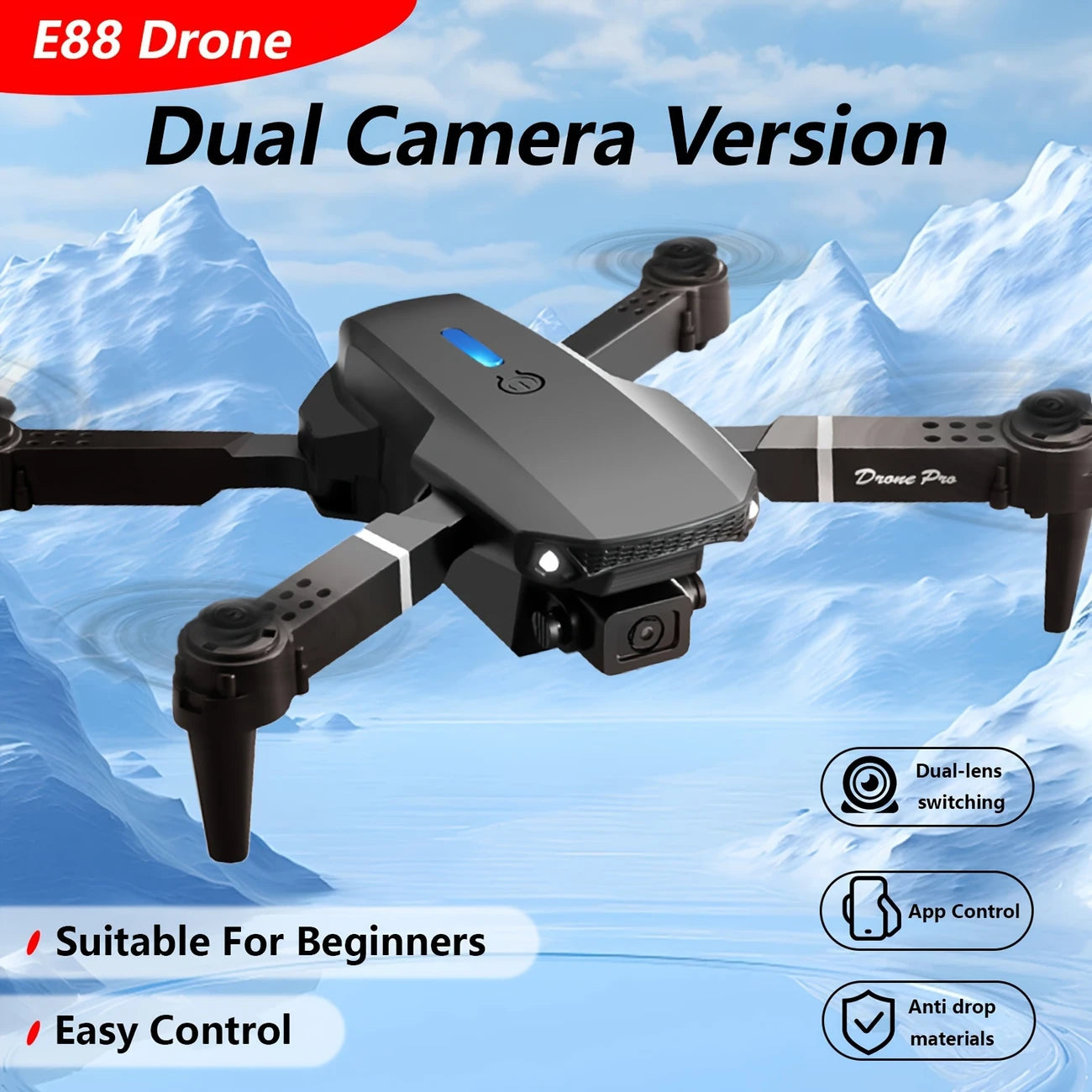 Combo Dron + Gafas de realidad virtual