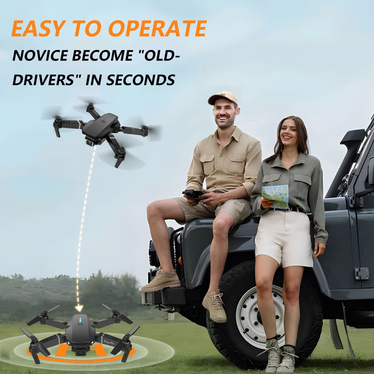 Combo Dron + Gafas de realidad virtual