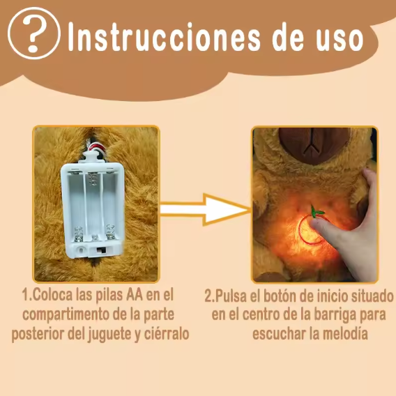 Peluche Capibara que Respira