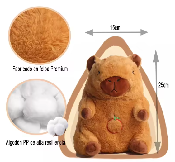 Peluche Capibara que Respira