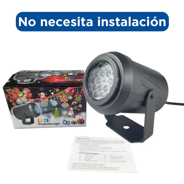 PROYECTOR NAVIDEÑO LASER LED 16 FIGURAS - Navidad Pro