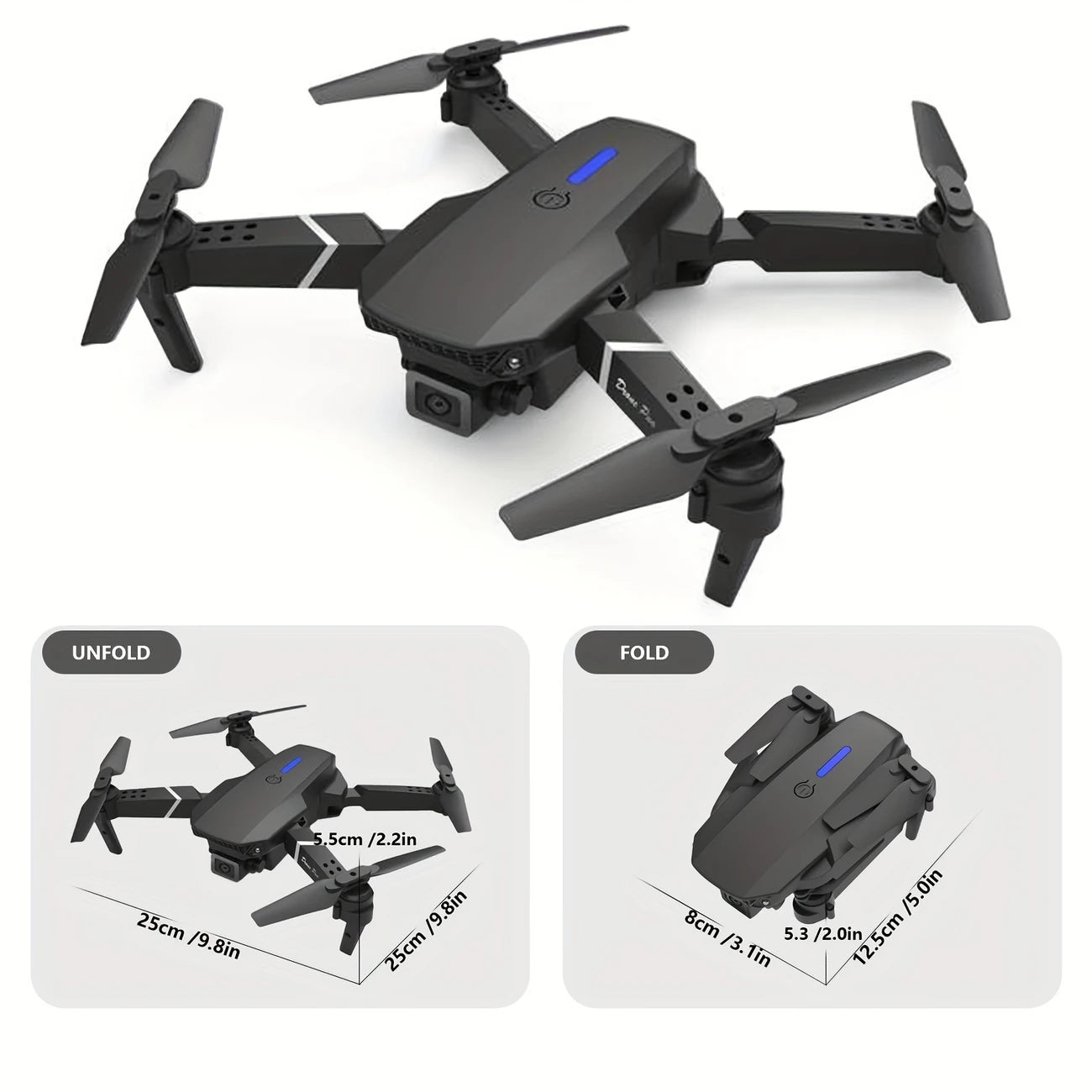 Combo Dron + Gafas de realidad virtual