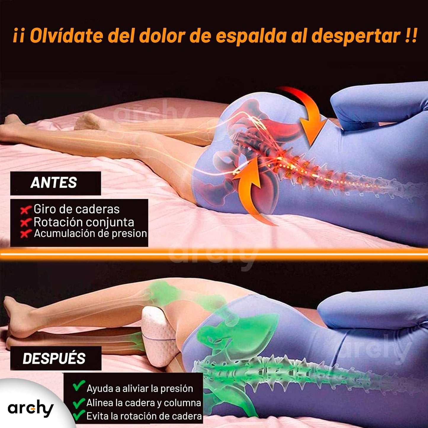 Cojín Ortopédico para Piernas - Oferta 3x2