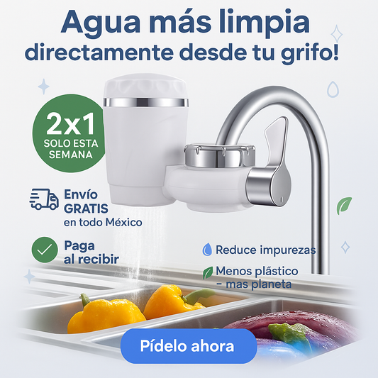 Filtro Purificador de agua Paquete Oferta 2 x 1 💦✨
