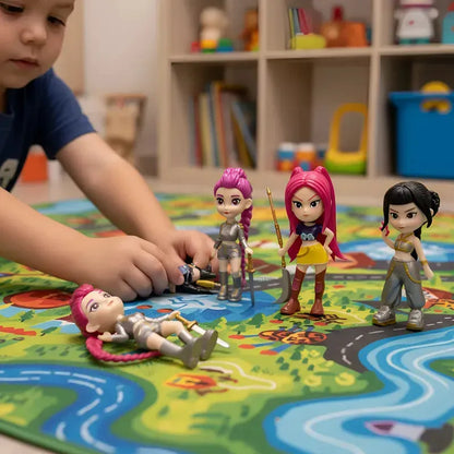 Set de 6 Figuras Guerreras K-Pop – Demon Hunters