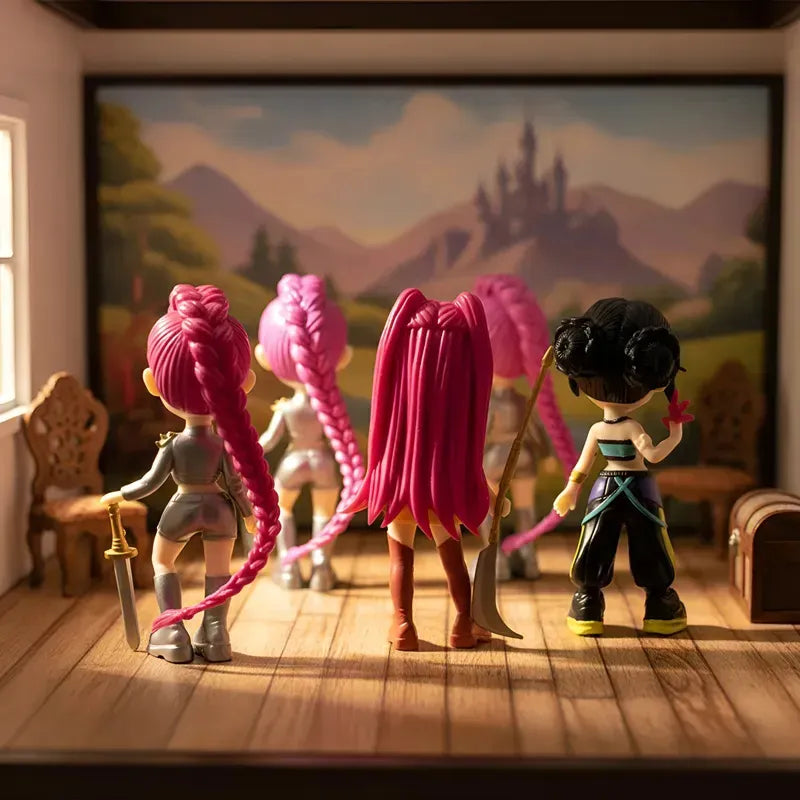 Set de 6 Figuras Guerreras K-Pop – Demon Hunters