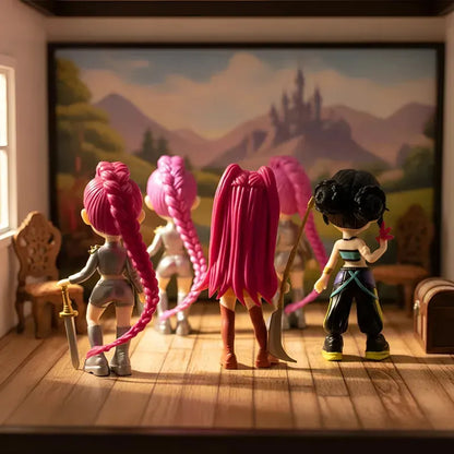 Set de 6 Figuras Guerreras K-Pop – Demon Hunters