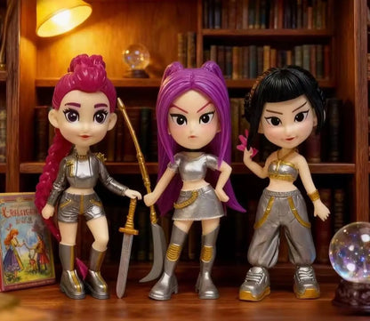Set de 6 Figuras Guerreras K-Pop – Demon Hunters