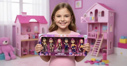 Set de 6 Figuras Guerreras K-Pop – Demon Hunters