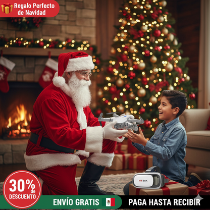 Combo Dron + Gafas de realidad virtual (HOY 2 Baterias extras de regalo)