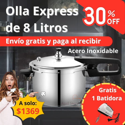 Olla Express de 8 Litros