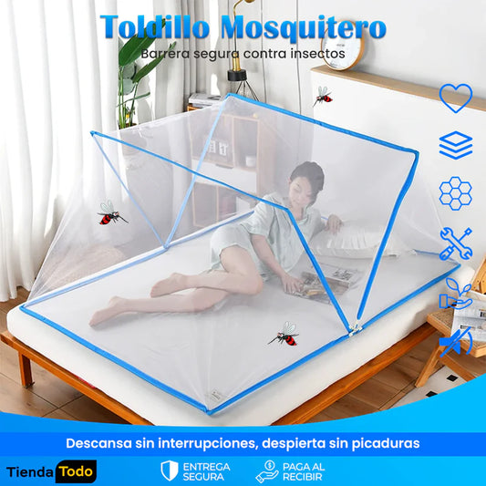 Mosquitera Plegable Portátil - Barrera de 360° - 1.3 Metros x 1.8 Metros
