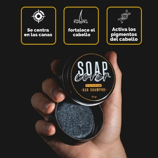 Shampoo en barra tipo jabón Anticanas